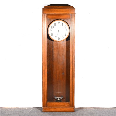 Lot 686 - International Time Recording Co. Limited, an oak-cased master clock, ...