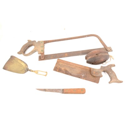 Lot 318 - A collection of tools, weights etc.