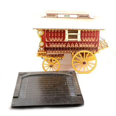 Lot 311 - A hand-built model of a gypsy caravan, ...