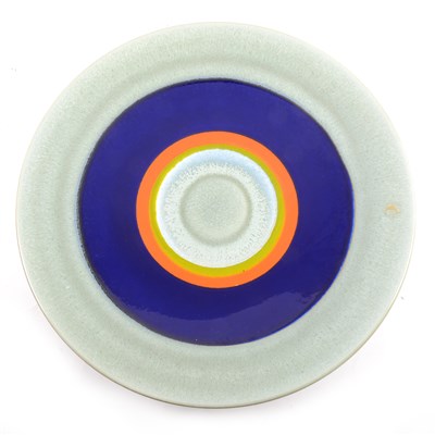 Lot 92 - Poole Pottery, 'The Planets' series, five limited edition chargers.