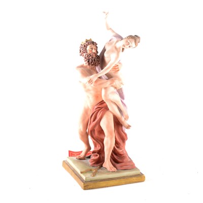 Lot 1 - A Capodimonte group, Hades and Persephone