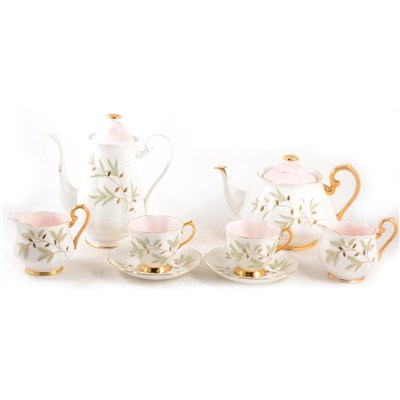 Lot 77A - Royal Albert china tea and coffee set, “Braemar” pattern.