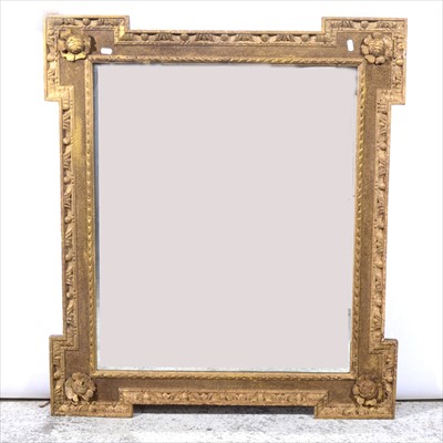 Lot 521 - George I style gilt composition wall mirror