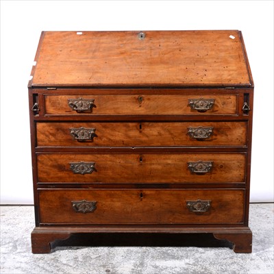 Lot 414 - A Victorian mahogany bureau