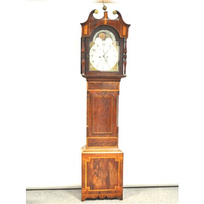 Lot 624 - An early Victorian mahogany longcase clock, ...