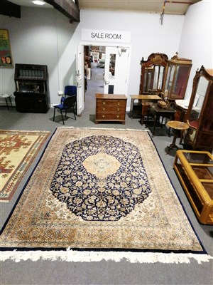 Lot 445 - A Tabriz pattern carpet, ...