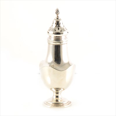 Lot 280 - Small silver caster, S Blankensee & Sons Ltd