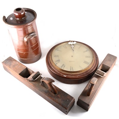 Lot 206 - Gents of Leicester mahogany cased wall clock,...