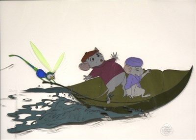 Lot 253 - The Rescuers (Walt Disney, 1977); original animation cel from the film