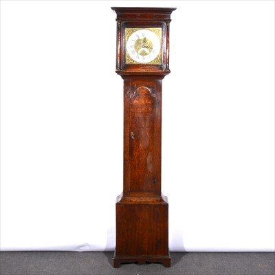 Lot 565 - George III oak longcase clock by Smith of Newark