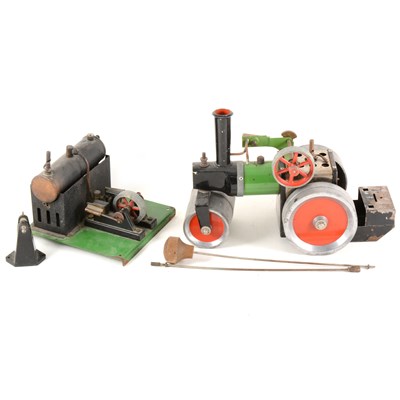 Lot 12 - Two Mamod live steam engines, both (a/f)