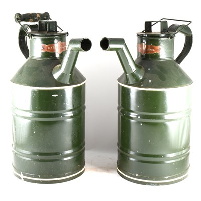 Lot 198 - Pair of showman’s watering cans