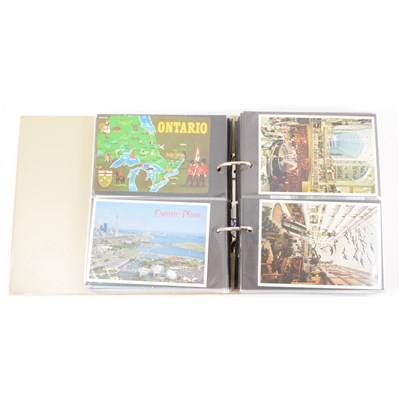 Lot 225 - A collection of postcards in a ring binder album