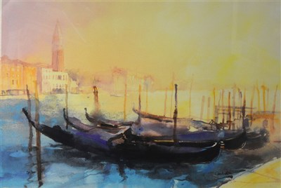 Lot 329 - After Cecil Rice, Darkness & Light, The grand Canal, Venice