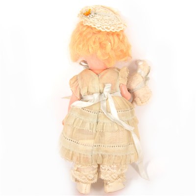 Lot 109 - Armand Marseille Germany bisque head doll, stamped 310 10/0, with 'Little Bo Peep' outfit