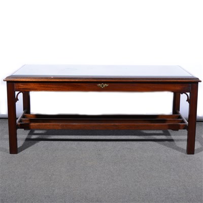 Lot 600 - Reproduction mahogany table cabinet,...
