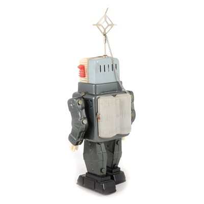 Lot 118 - Alps Toys Japanese tin-plate battery operated robot UM-I, with key.