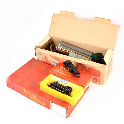 Lot 45A - Tri-ang OO gauge railway, and an empty box for a Gama crane truck.