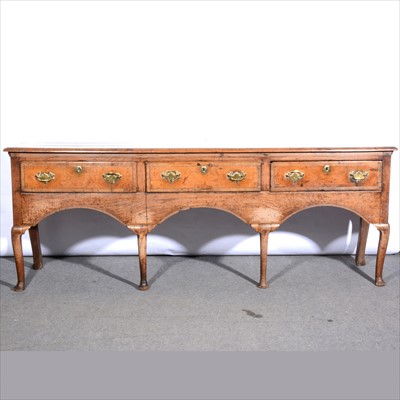 Lot 853 - George II oak dresser base