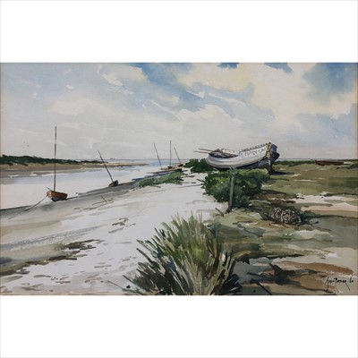 Lot 421 - CATALOGUE AMENDMENT (blue wood is a print) John Macpherson, Bluebell Wood, ...