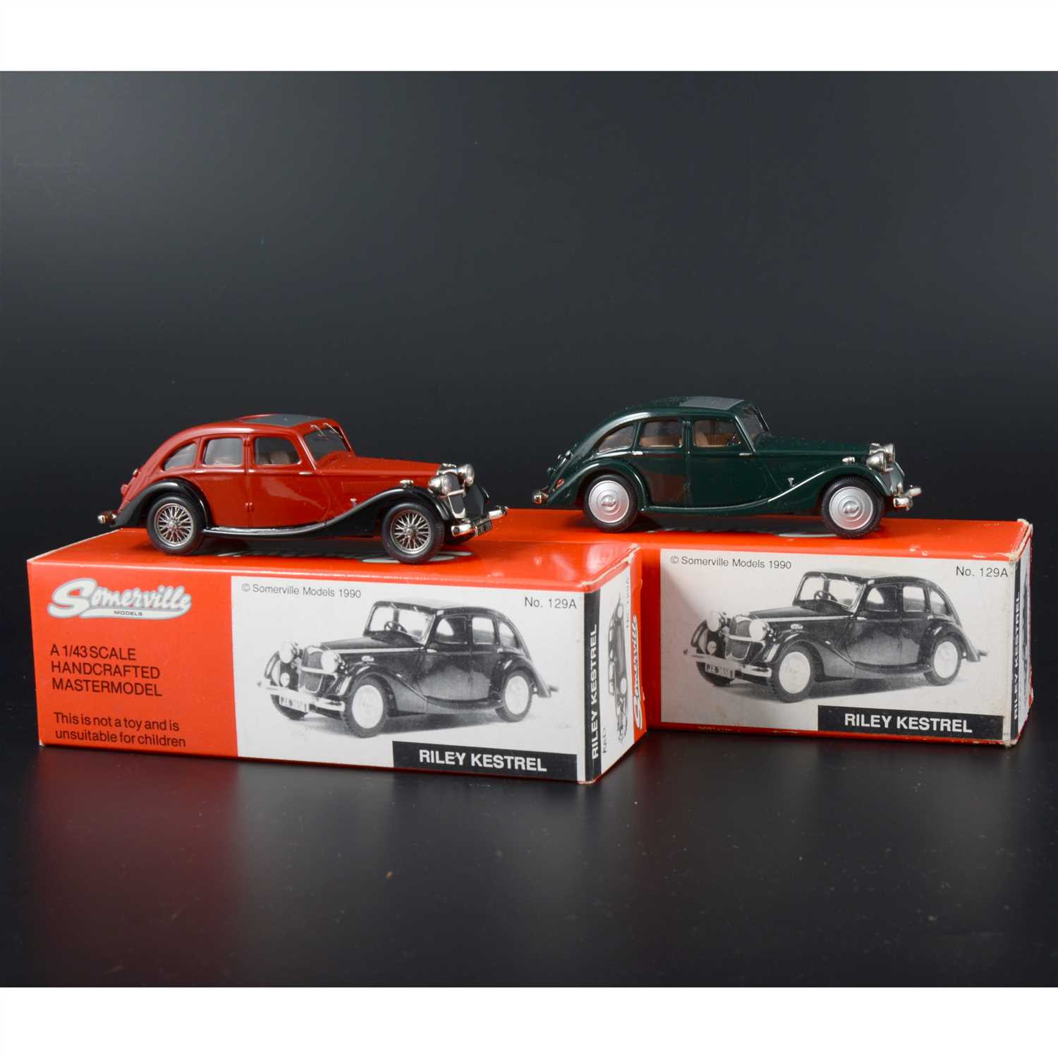 Lot 240 - Two Somerville 1:43 scale white metal model