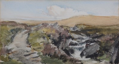 Lot 1453 - Tom Collier, Moorland landscape