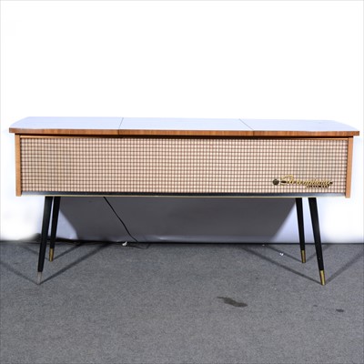 Lot 482 - A PYE Stereophonic Black Box record player,...