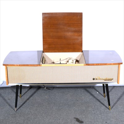 Lot 482 - A PYE Stereophonic Black Box record player,...