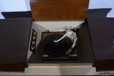 Lot 482 - A PYE Stereophonic Black Box record player,...