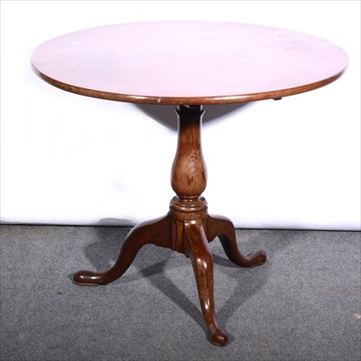 Lot 594 - George III mahogany occasional table, circular...