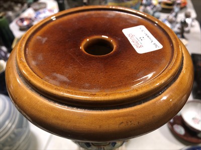 Lot 72 - Burmantofts pottery jardinière stand