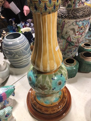 Lot 72 - Burmantofts pottery jardinière stand