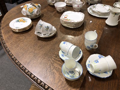 Lot 75 - A Large quantity of English bone china teaware, assorted makers