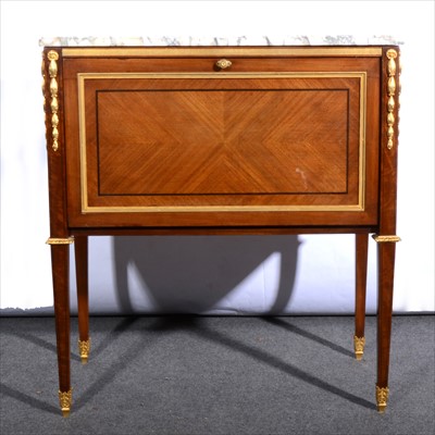 Lot 858 - French Empire style drinks cabinet