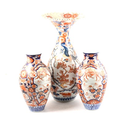 Lot 209 - A large Imari vase
