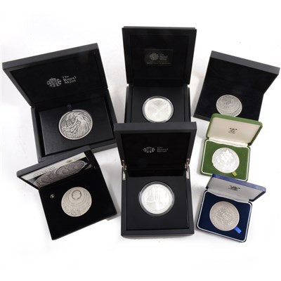 Lot 206 - Royal Mint silver Commemorative silver Medals