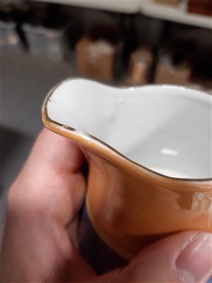 Lot 85 - Japanese egg-shell porcelain lustred coffee set