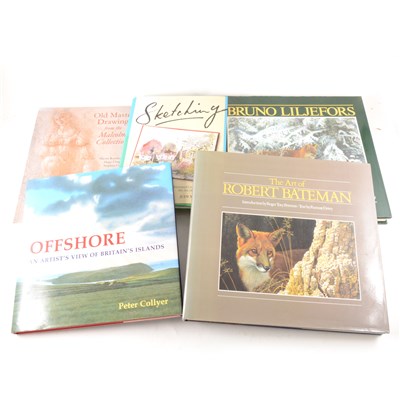 Lot 324 - Art related books; a collection in four boxes.