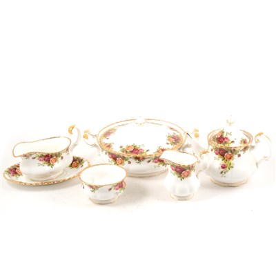 Lot 199 - A Collection of Royal Albert bone china, Old Country Roses pattern