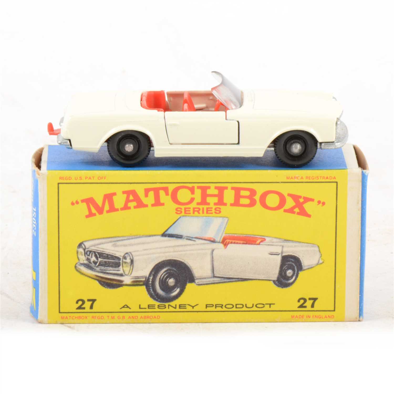 matchbox series 27 mercedes 230sl