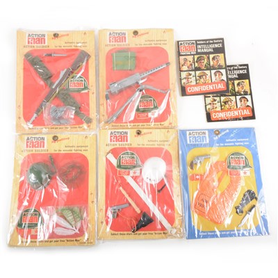 Lot 155 - Action Man by Palitoy; five accessory packs, all sealed