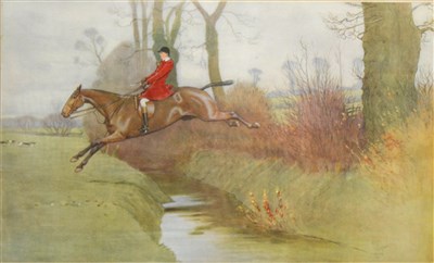 Lot 332 - After Cecil Aldin, Frank Freeman, Hunting print, ...