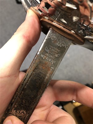 Lot 233 - Elizabeth II dress sword, by Wilkinson, 81cm blade