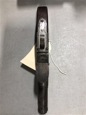 Lot 130 - 18th Century Cannon barrel flintlock pocket...