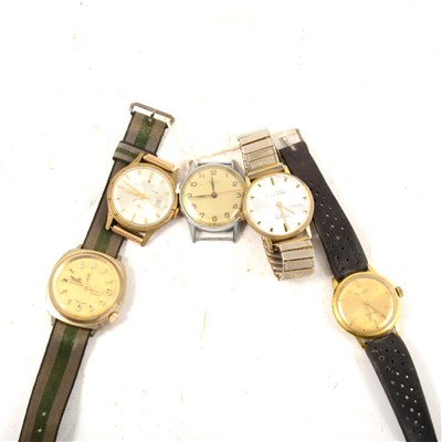Lot 167 - A gentleman's Ferel Super Deluxe wristwatch,...