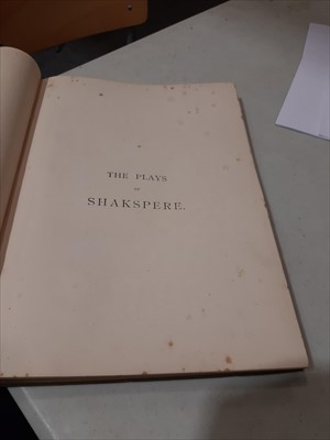 Lot 238 - William Shakespeare, The Plays of Shakespeare, with notes by Charles Knight, four volumes of six, late 19th Century.