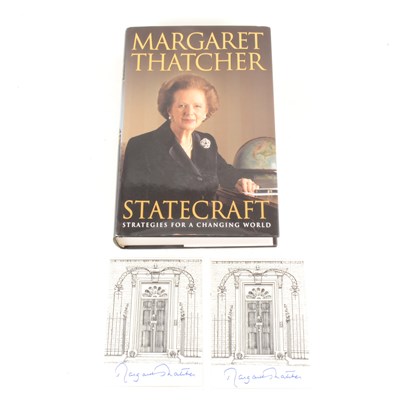 Lot 137 - Margaret Thatcher, Statecraft - Strategies For a Changing World, First Edition 2002 published by Harper Collins
