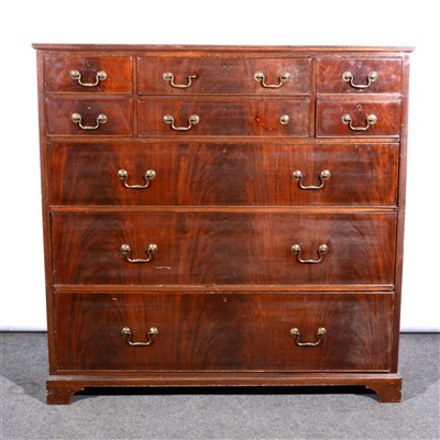 Lot 377 - A Victorian mahogany chest of drawers, ...