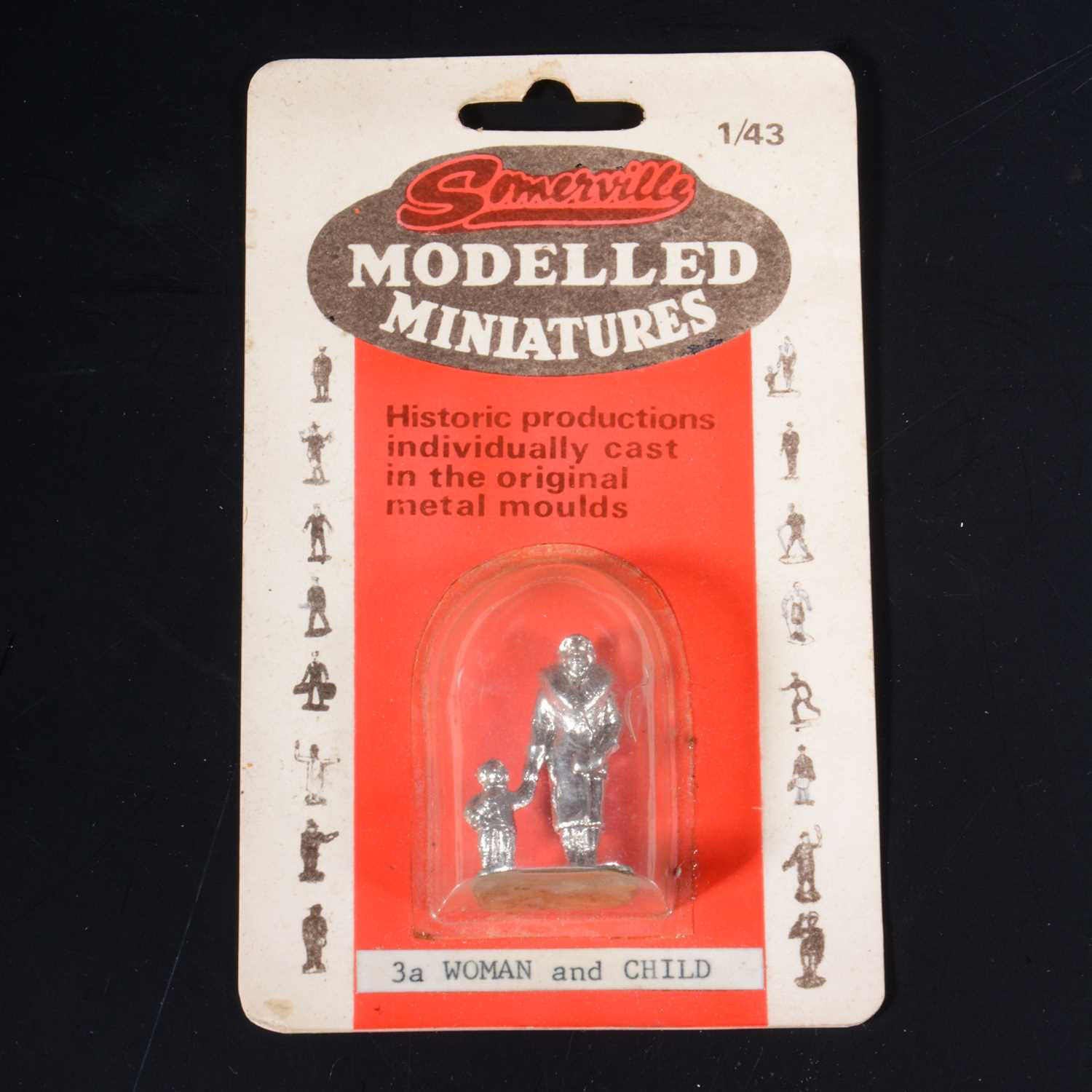 Lot 455 - Somerville Modelled Miniatures; no.3a Woman and Child, in blister pack case.