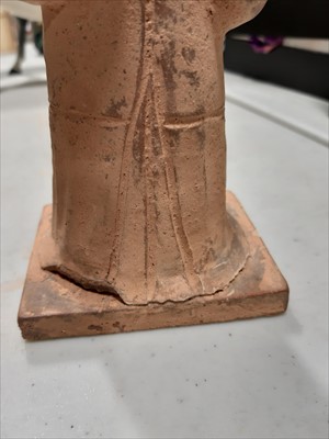 Lot 55 - Five contemporary terracotta funerary figures